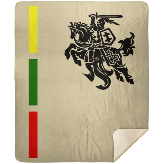 Warrior Vytis - Premium Mink Sherpa Blanket 50x60