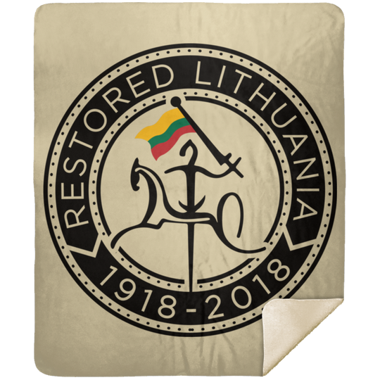 Vytis Restored - Premium Mink Sherpa Blanket 50x60