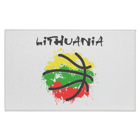 Abstract Lithuania - Indoor Doormat - Lithuania Strong