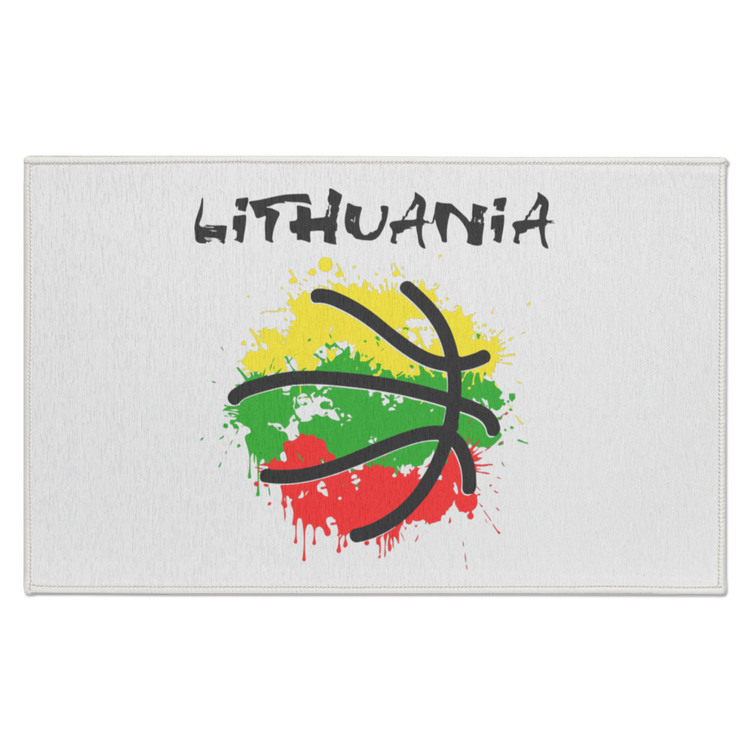 Abstract Lithuania - Indoor Doormat - Lithuania Strong