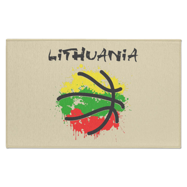 Abstract Lithuania - Indoor Doormat - Lithuania Strong