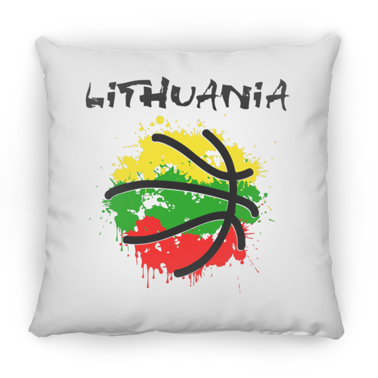 Abstract Lithuania - Small Square Pillow - Lithuania Strong