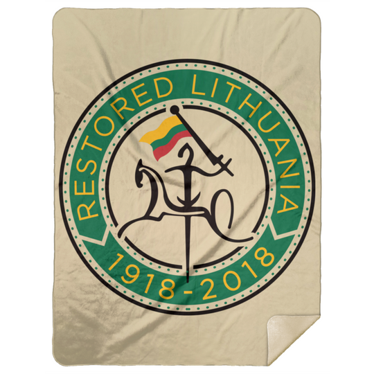 Vytis Restored - Premium Mink Sherpa Blanket 60x80