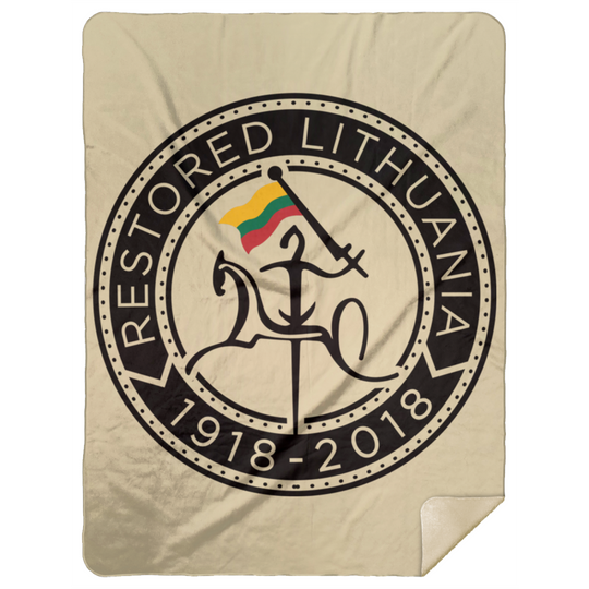 Vytis Restored - Premium Mink Sherpa Blanket 60x80