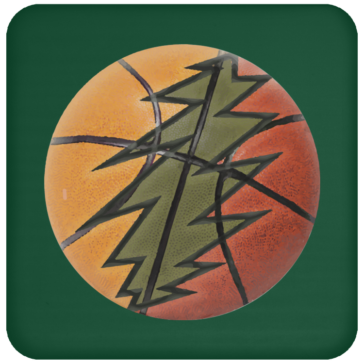 Basketball Bolt - High Gloss Coaster - Lithuania Strong