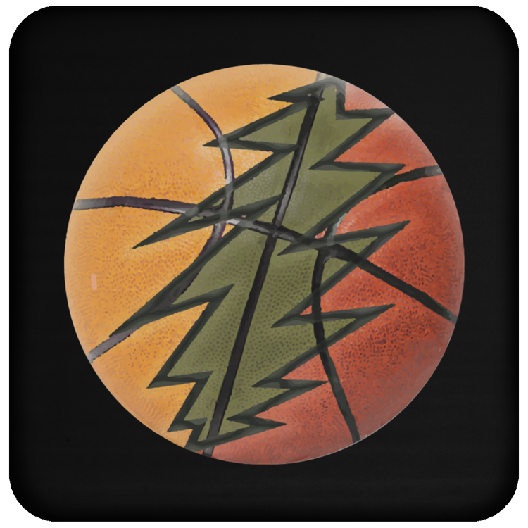Basketball Bolt - High Gloss Coaster - Lithuania Strong