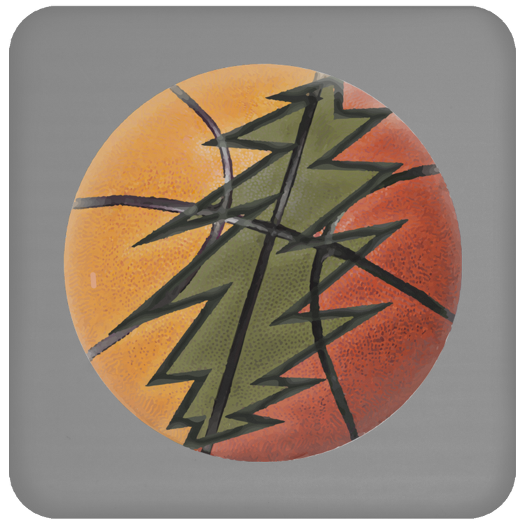 Basketball Bolt - High Gloss Coaster - Lithuania Strong