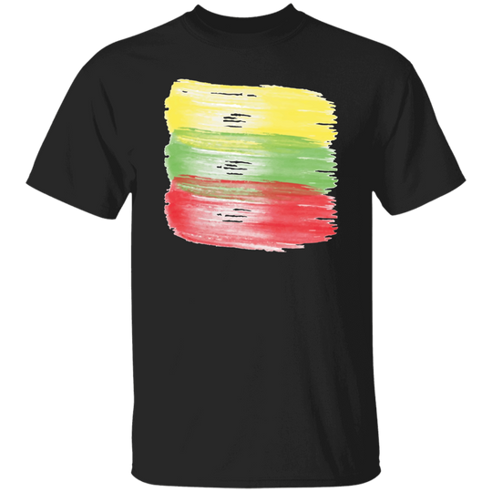 Brush Stroke - Mens Classic Short Sleeve T-Shirt - Lithuania Strong
