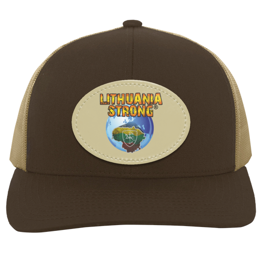 Lithuania Strong - Trucker Snap Back - Oval Patch
