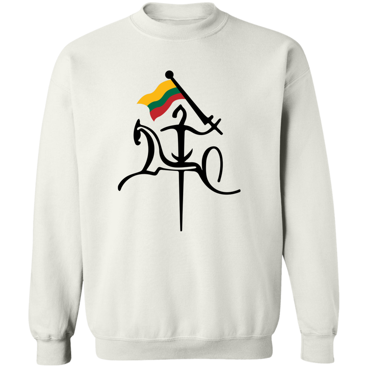 Vytis with Flag - Men/Women Unisex Comfort Crewneck Pullover Sweatshirt
