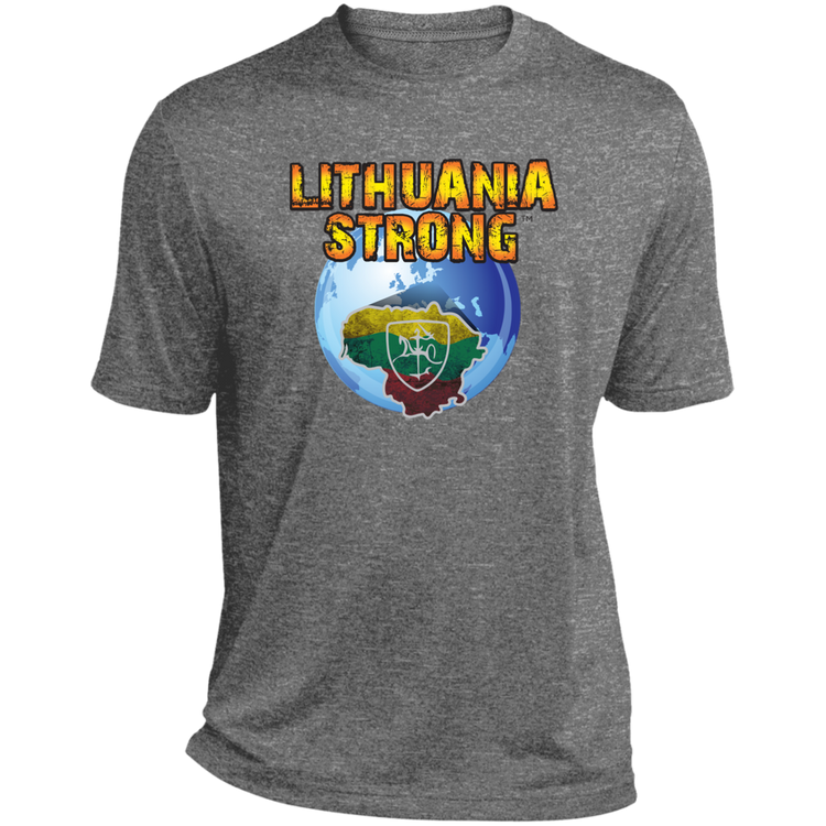 Lithuania Strong - Men's Heather Performance Activewear T