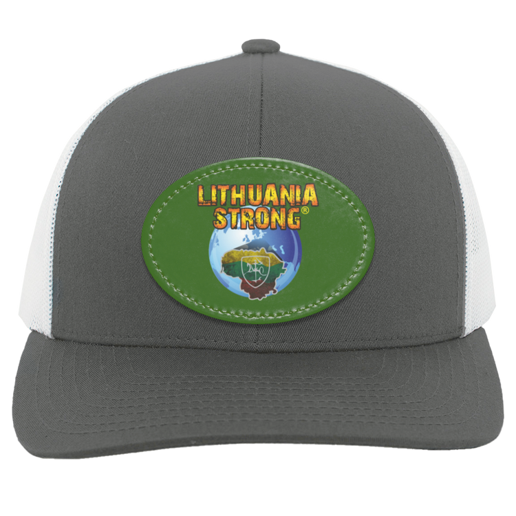 Lithuania Strong - Trucker Snap Back - Oval Patch