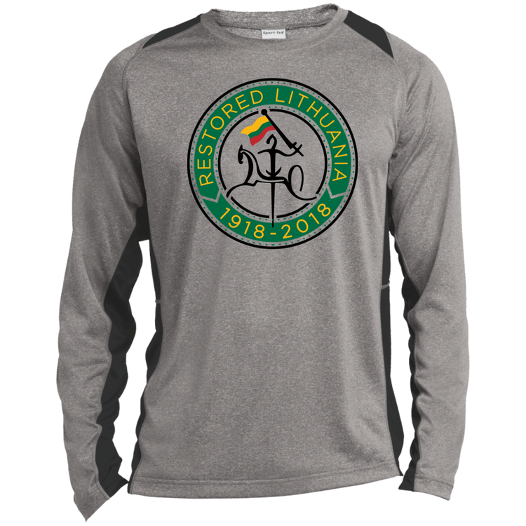 Vytis Restored - Men's Long Sleeve Colorblock Activewear Performance T