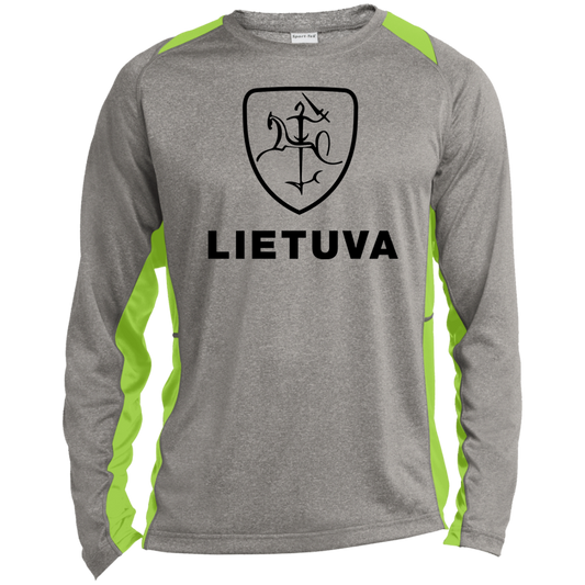 Vytis Lietuva - Men's Long Sleeve Colorblock Activewear Performance T