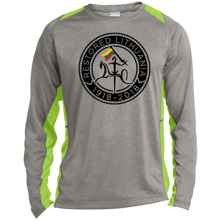 Vytis Restored - Men's Long Sleeve Colorblock Activewear Performance T