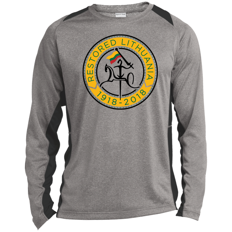 Vytis Restored - Men's Long Sleeve Colorblock Activewear Performance T