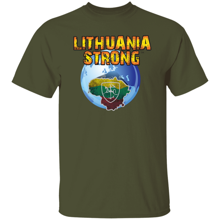 Lithuania Strong - Men's Basic Short Sleeve T-Shirt