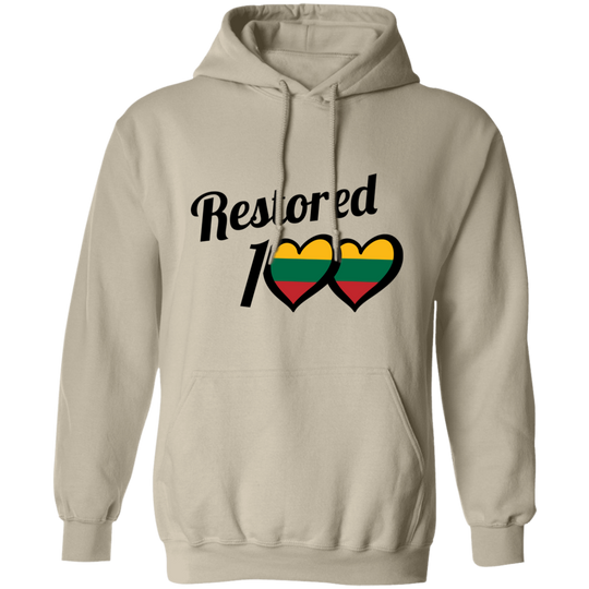 Restored 100 - Men/Women Unisex Comfort Pullover Hoodie
