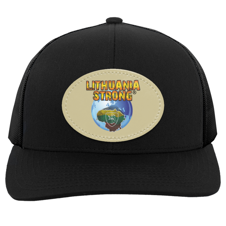 Lithuania Strong - Trucker Snap Back - Oval Patch