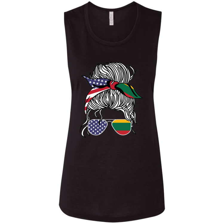 Laisve Freedom Woman - Women's Bella+Canvas Flowy Muscle Tank