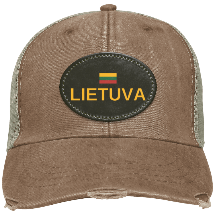 Lietuva Jersey - Distressed Ollie Cap - Oval Patch