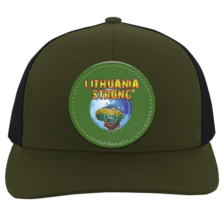 Lithuania Strong - Trucker Snap Back - Circle Patch