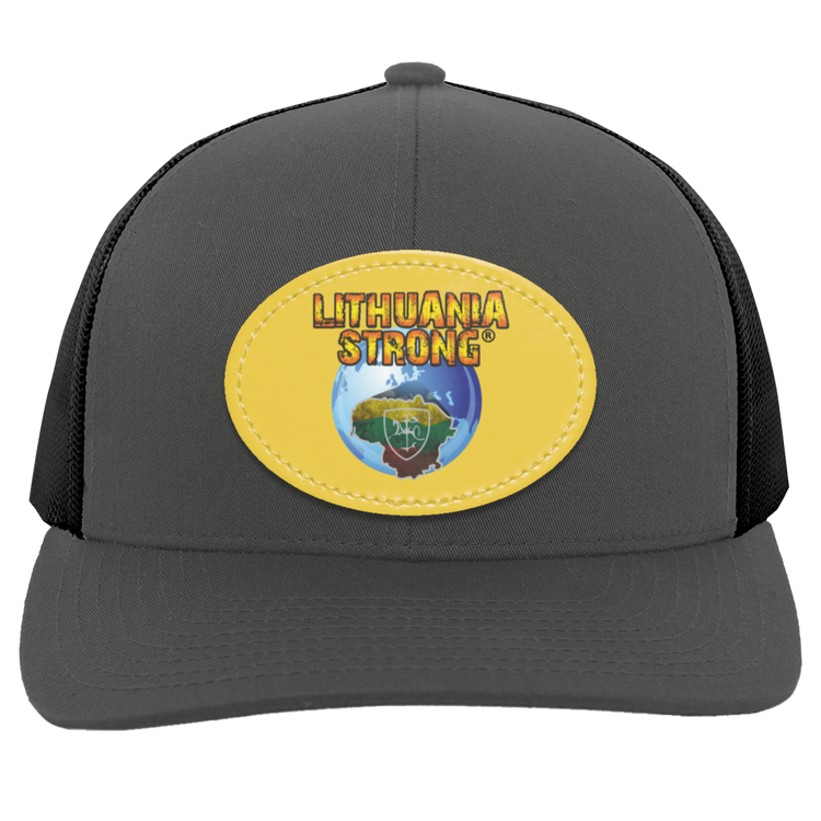 Lithuania Strong - Trucker Snap Back - Oval Patch