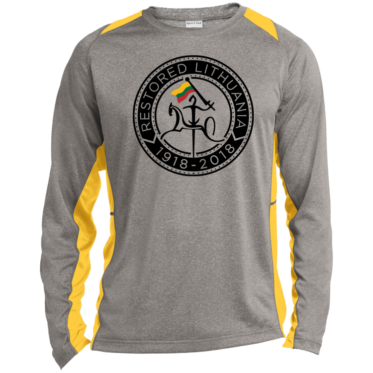 Vytis Restored - Men's Long Sleeve Colorblock Activewear Performance T