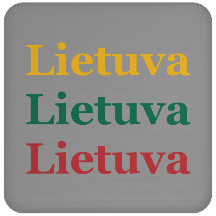 Lietuva- High Gloss Coaster