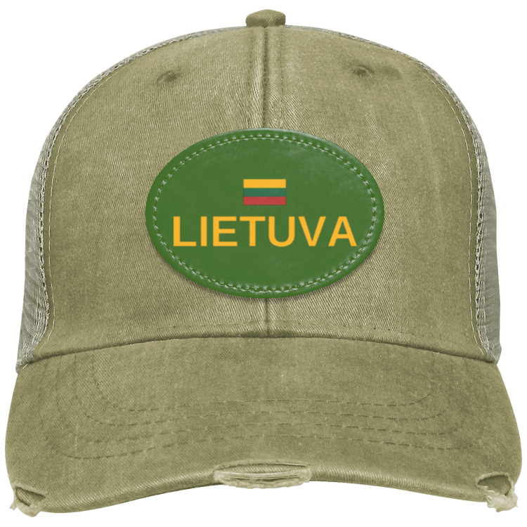 Lietuva Jersey - Distressed Ollie Cap - Oval Patch