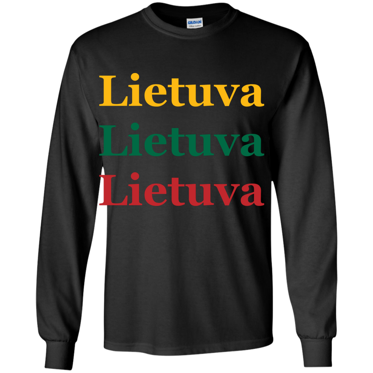 Lietuva - Boys Youth Classic Long Sleeve T-Shirt