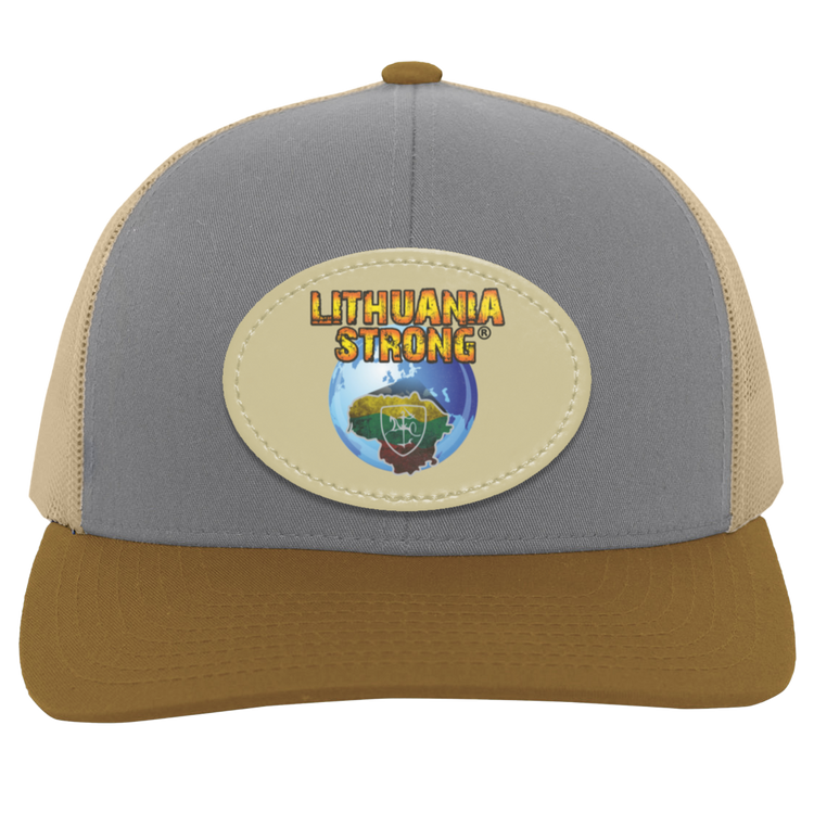 Lithuania Strong - Trucker Snap Back - Oval Patch