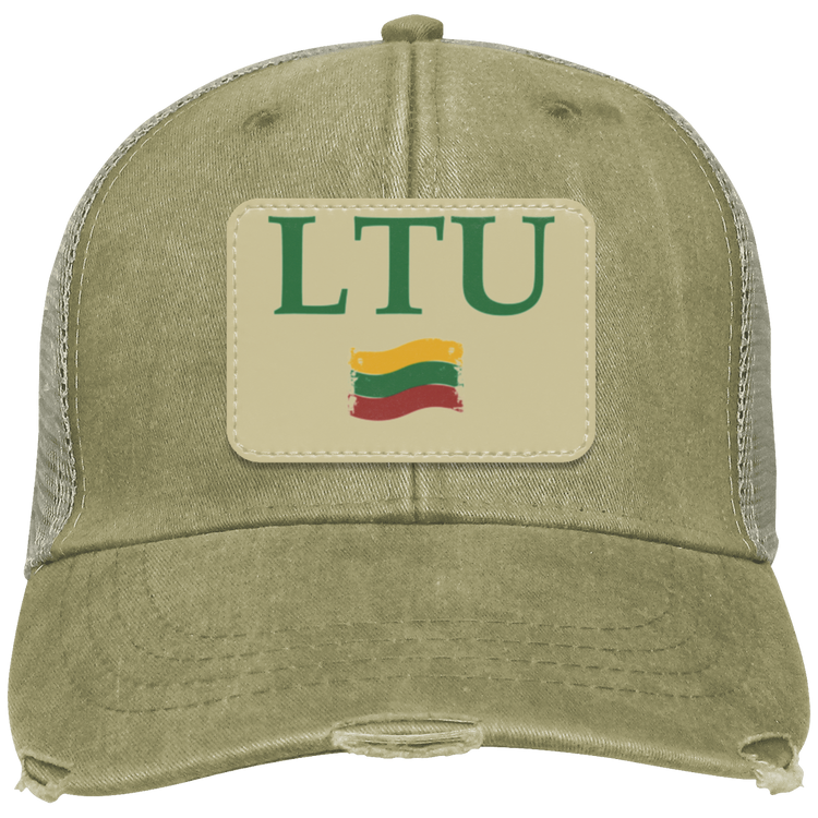 Lietuva LTU - Distressed Ollie Cap - Rectangle Patch