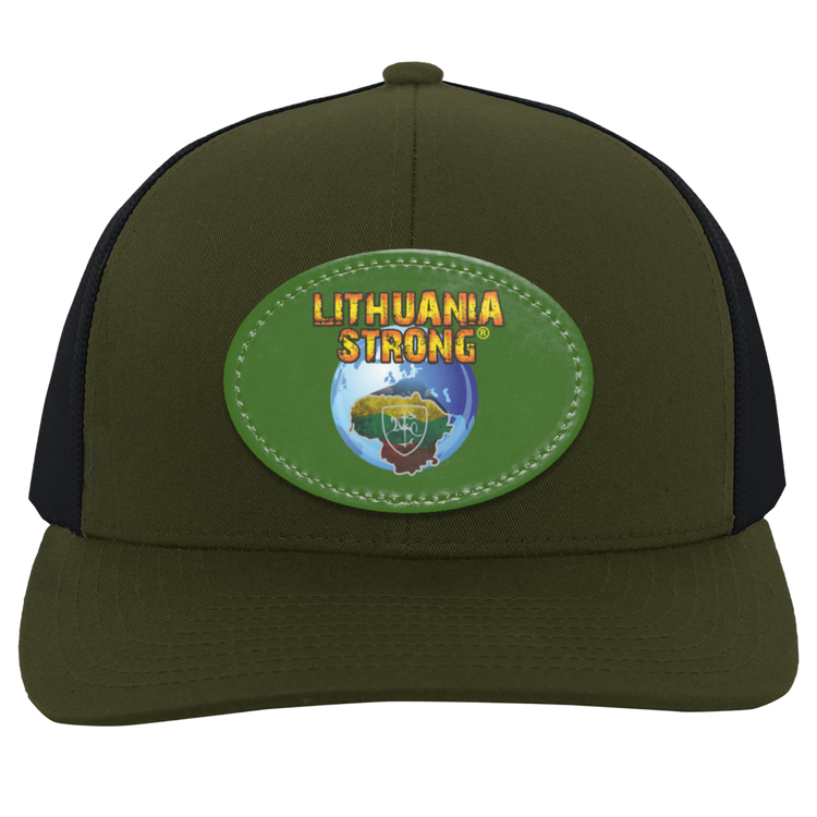 Lithuania Strong - Trucker Snap Back - Oval Patch