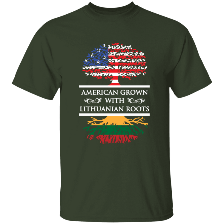 American Grown Lithuanian Roots - Boys/Girls Youth Classic Short Sleeve T-Shirt