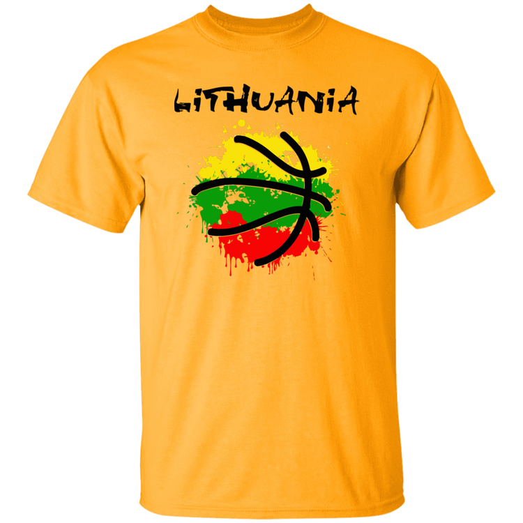 Abstract Lithuania - Men's Basic Short Sleeve T-Shirt