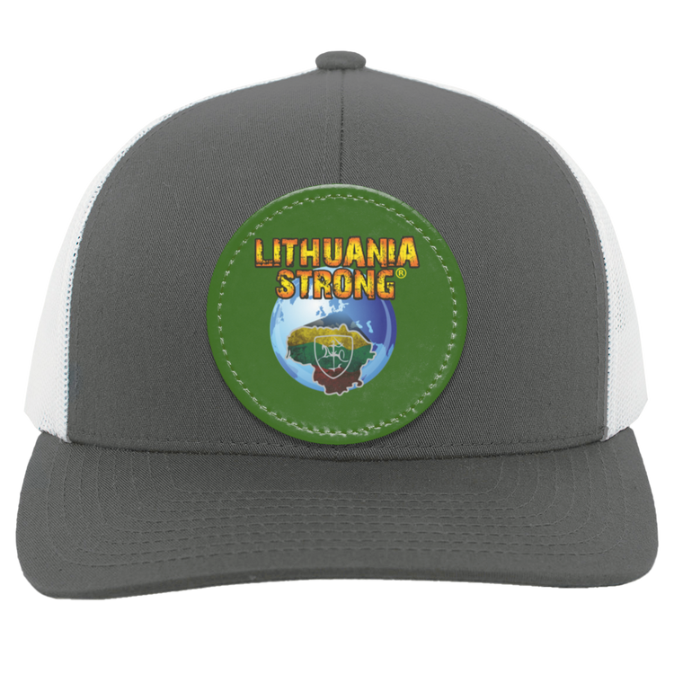Lithuania Strong - Trucker Snap Back - Circle Patch