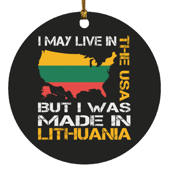 Made in Lithuania - MDF Circle Ornament