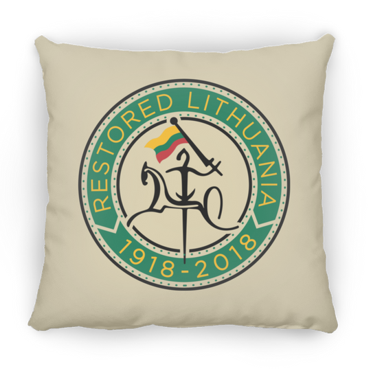 Vytis Restored - Large Square Pillow