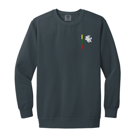 Warrior Vytis - Men/Women Unisex Soft-Washed Crewneck Sweatshirt