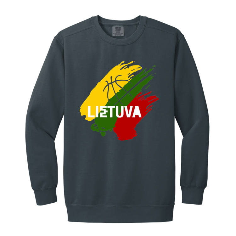 Lietuva BB - Men/Women Unisex Soft-Washed Crewneck Sweatshirt