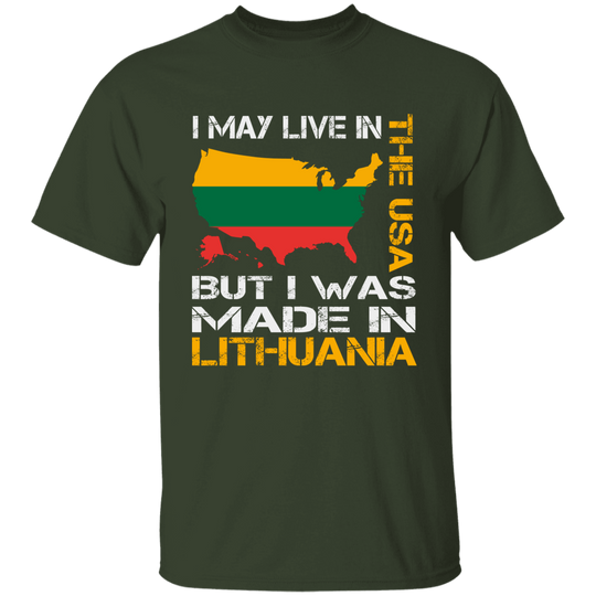 Made in Lithuania - Boys/Girls Youth Classic Short Sleeve T-Shirt