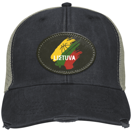 Lietuva BB - Distressed Ollie Cap - Oval Patch