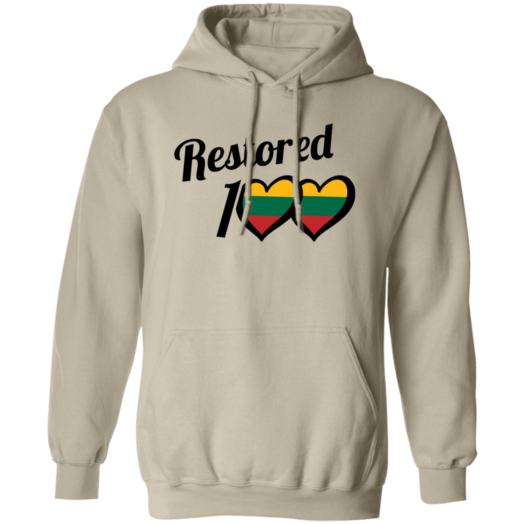 Restored 100 - Men/Women Unisex Comfort Pullover Hoodie