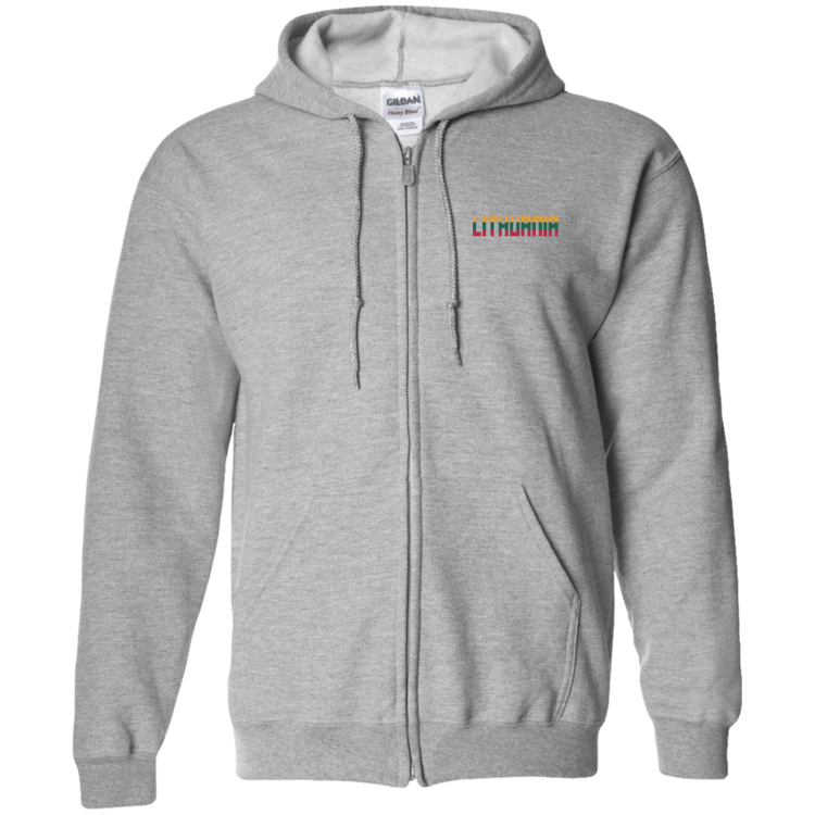 Lithuania - Men/Women Unisex Comfort Full-Zip Hoodie