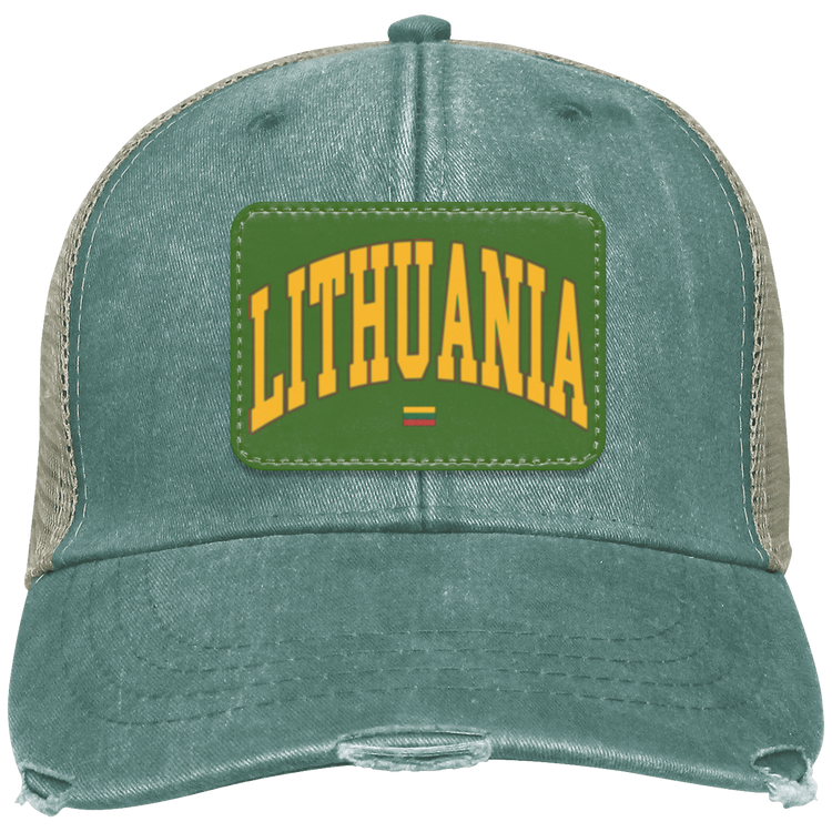Lithuania - Distressed Ollie Cap - Rectangle Patch