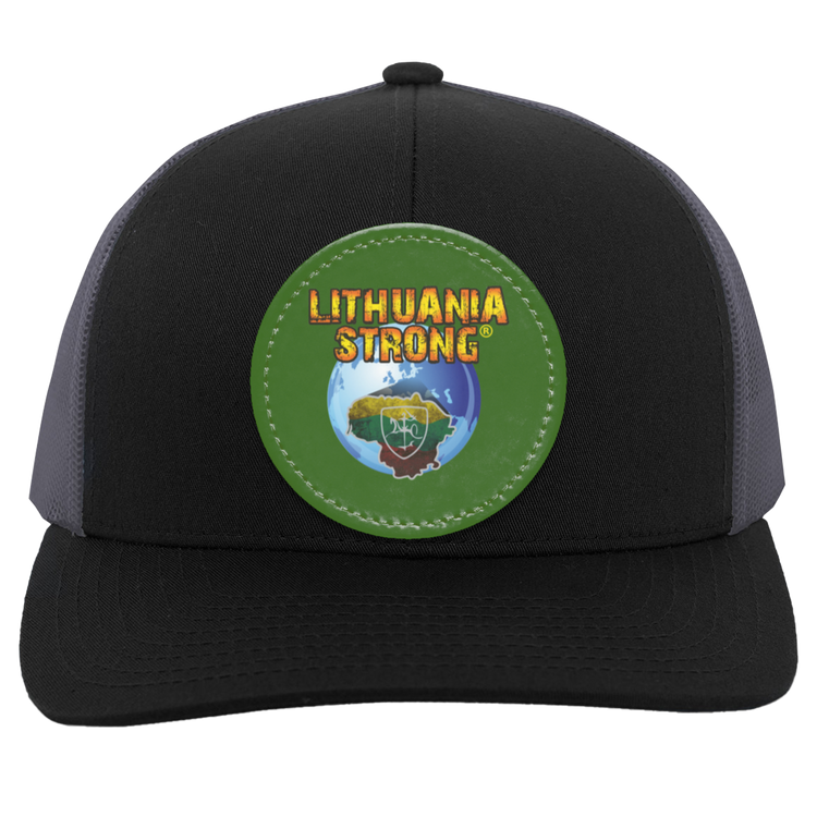 Lithuania Strong - Trucker Snap Back - Circle Patch
