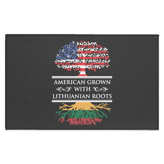 American Grown Lithuanian Roots - Indoor Doormat