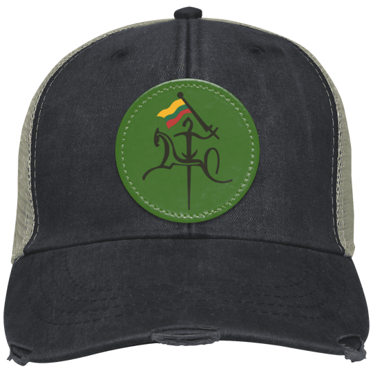 Vytis With Lithuanian Flag - Distressed Ollie Cap - Circle Patch