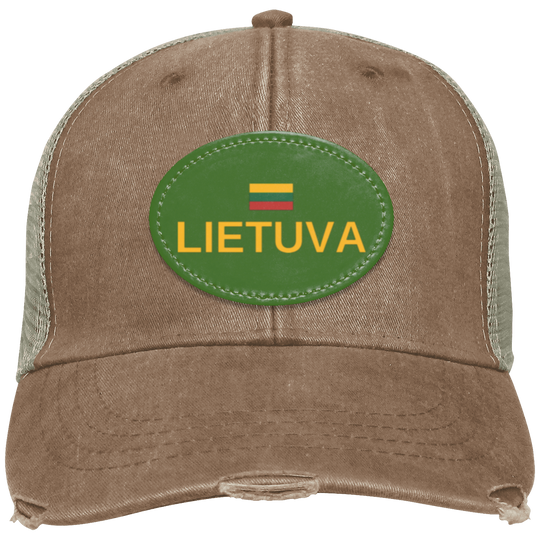 Lietuva Jersey - Distressed Ollie Cap - Oval Patch